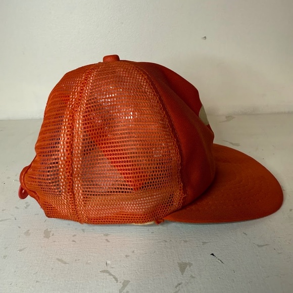 Vintage 70s 80s New Era Tennessee Vols TN Volunteers Orange White Baseball Hat - Picture 5 of 11